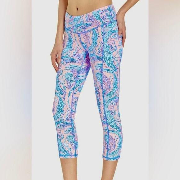 Lilly Pulitzer Luxletic Weekender Legging in Maybe Gator Sz.M - Picture 1 of 14